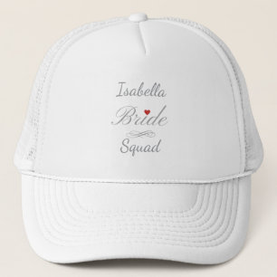 Personalized Bride Squad, Custom Name Hen Party Trucker Hat