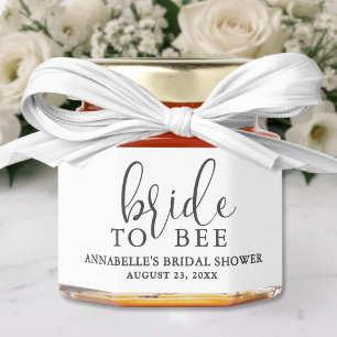 Personalized Bride To Bee Honey Jar Favors