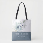 Personalized Bride Tote<br><div class="desc">Perfect bridal shower gift for the beautiful bride to be! Personalize the front and back of this lovely watercolor floral tote bag with the brides wedding date and change the words,  "The Bride" to anything you like!</div>