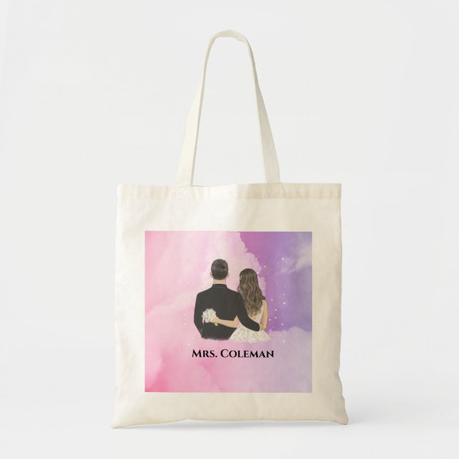 Personalized Bride Tote Bag (Front)