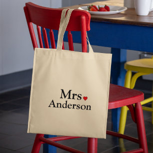 Personalized Bride Tote Bag
