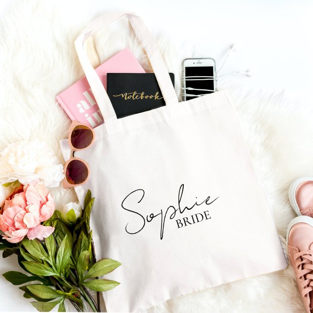 Personalized Bride  Tote Bag (Creator Uploaded)