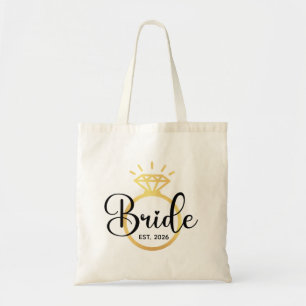 Personalized Bride Tote Bag