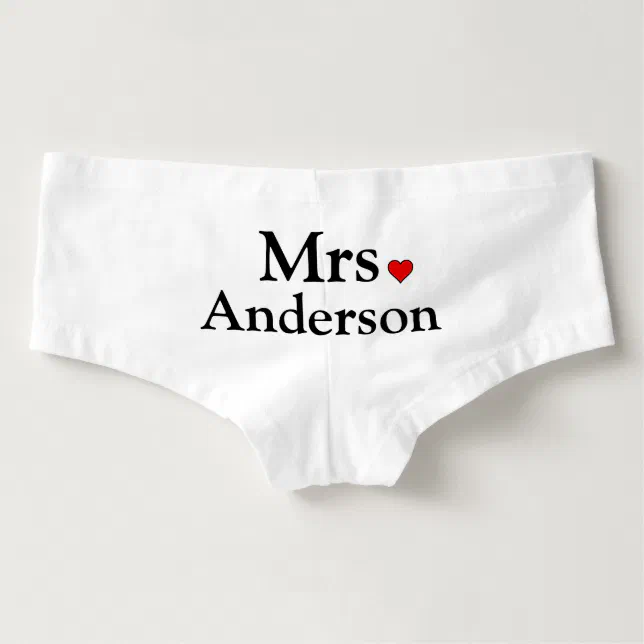 Personalized Bride Underwear Zazzle