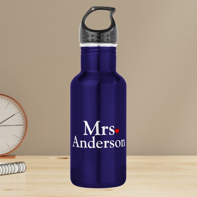 Personalized Bride Water Bottle (Creator Uploaded)