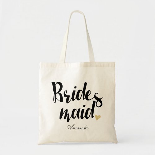 Personalized Bridesmaid3 Tote Bag