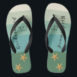 Personalized Bridesmaid 5 Color Blocking Flip Flop<br><div class="desc">Personalized Bridesmaid 5 Color Blocking Flip Flops</div>