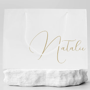 Personalized Bridesmaid Bridal Party Bachelorette Large Gift Bag