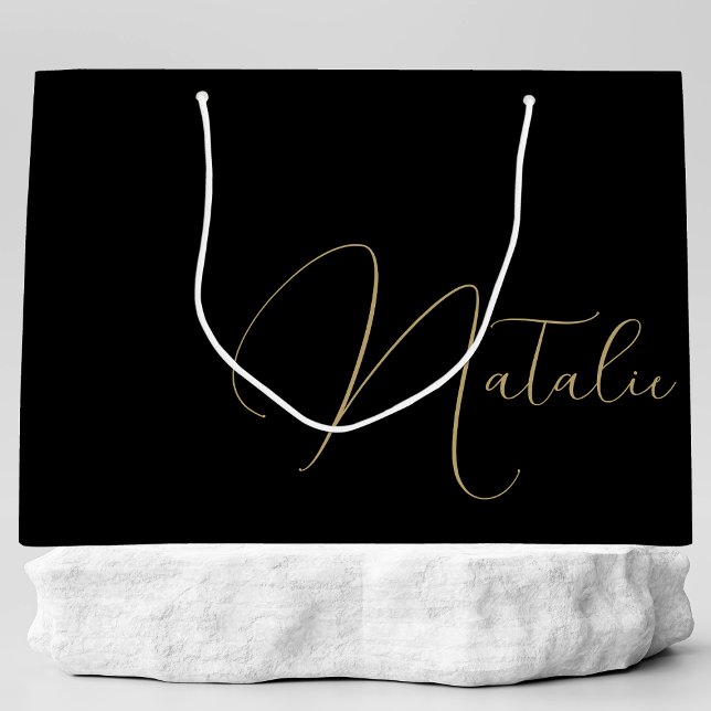 Personalized Bridesmaid Bridal Party Bachelorette Large Gift Bag (Creator Uploaded)