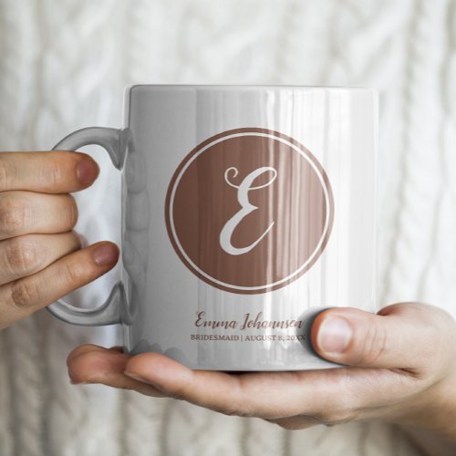 Personalized Bridesmaid Bridal Party Proposal Coffee Mug