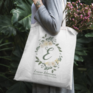 Personalized Bridesmaid Bridal Party Proposal Tote Bag