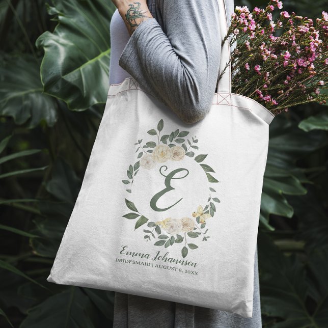 Personalized Bridesmaid Bridal Party Proposal Tote Bag (Creator Uploaded)