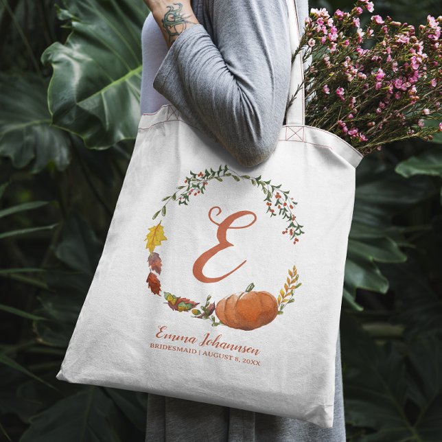 Personalized Bridesmaid Bridal Party Proposal Tote Bag (Creator Uploaded)