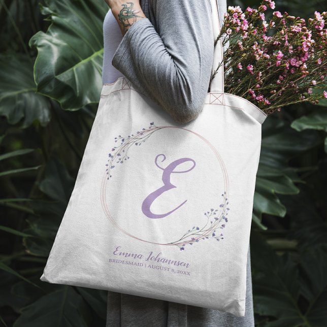 Personalized Bridesmaid Bridal Party Proposal Tote Bag (Creator Uploaded)