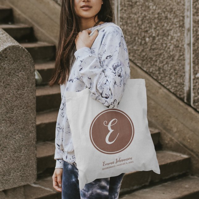 Personalized Bridesmaid Bridal Party Proposal Tote Bag (Creator Uploaded)