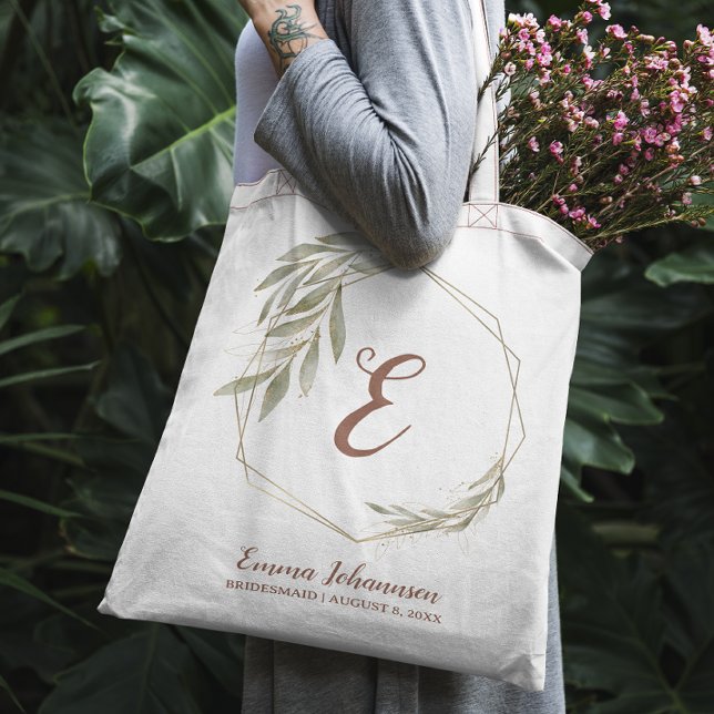 Personalized Bridesmaid Bridal Party Proposal Tote Bag (Creator Uploaded)