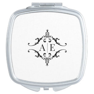 Personalized Bridesmaid Favor  Compact Mirror