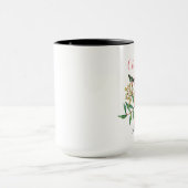 Personalized Bridesmaid Floral Mug (Center)