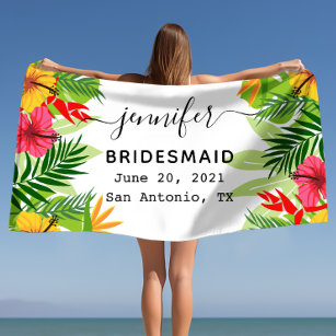 Personalized Turkish Beach Towel, Bridesmaid Gift, Turkish Towel, Beach  Towel, Bride Tribe Bridesmaid Proposal, I Do Crew Gift Beach Blanket