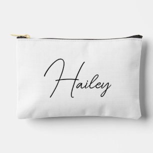 Personalized bridesmaid gift bag,Custom burlap gif Accessory Pouch