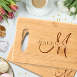Personalized Bridesmaid Gift Charcuterie Wooden Engraved Cutting Board<br><div class="desc">Delight your bridesmaids with their own personalized charcuterie wooden cutting board! An elegant modern,  and slick design. Available in several size choices and with the option to have the design covering the full area or just on the corner. Great,  and unique gift to cherish!</div>