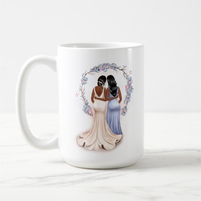 Personalized Bridesmaid Gift Mug  (Left)