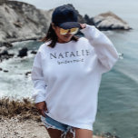 Personalized Bridesmaid Gift Wedding Bridal Party Sweatshirt<br><div class="desc">Our Personalized Bridesmaid Gift Wedding Bridal Party Sweatshirts are the perfect way to express your gratitude to your bridal party and make them feel extra special during your wedding celebrations. These customizable sweatshirts can be personalized with the names or roles of your bridal party members, adding a thoughtful and personal...</div>