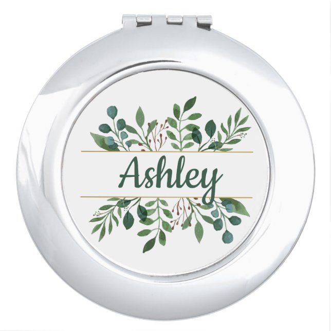 Personalized Bridesmaid Gifts | Gifts for Her Compact Mirror (Front)