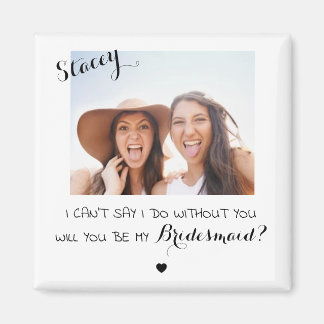 Personalized Bridesmaid Magnet