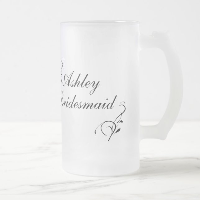 Personalized Bridesmaid Mug (Right)