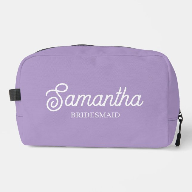 Personalized Bridesmaid Proposal Gift Bachelorette Dopp Kit (Front)