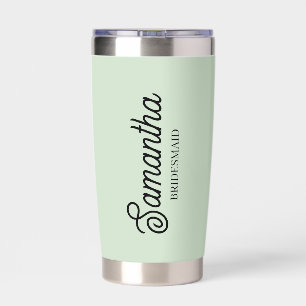 Personalized Bridesmaid Proposal Gift Bachelorette Insulated Tumbler