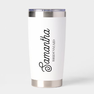 Personalized Bridesmaid Proposal Gift Bachelorette Insulated Tumbler