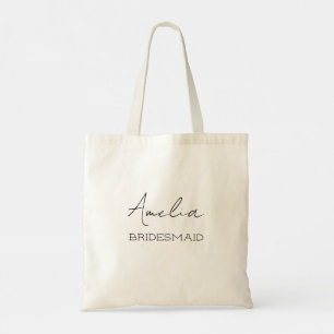 Personalized Bridesmaid Tote Bag