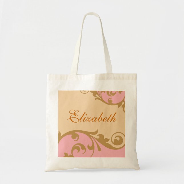 Personalized Bridesmaid Tote Bag (Front)