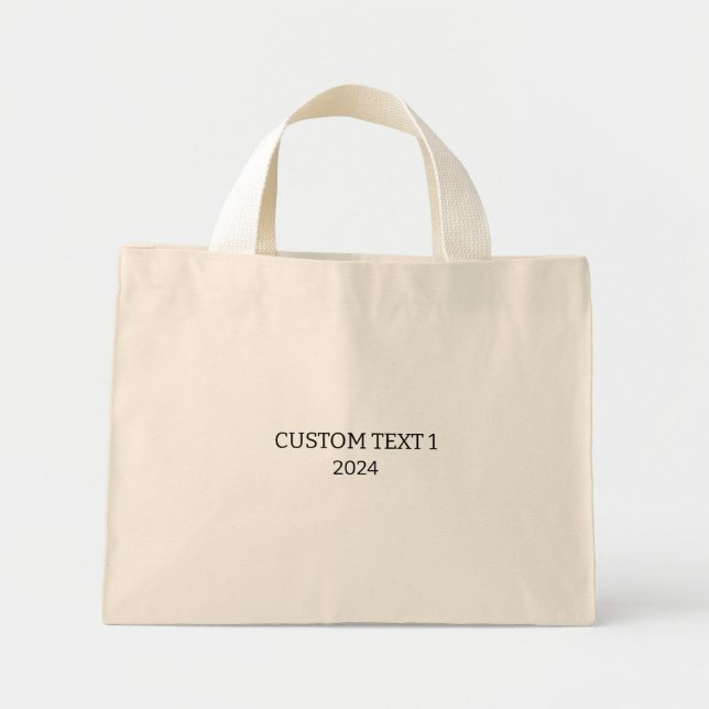 Personalized Bridesmaid Tote Bags (Front)
