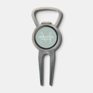 Personalized Bridesmaid's Monogram and Name Divot Tool