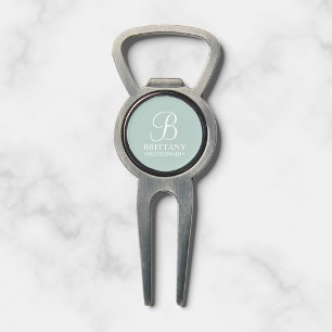 Personalized Bridesmaid's Name and Monogram Divot Tool