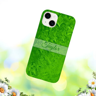 Personalized Bright Green Name Case-Mate iPhone 14 Case