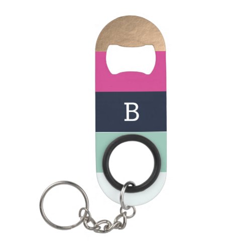 Personalized  Bright Heues Keychain Bottle Opener