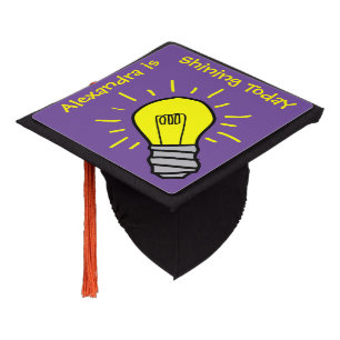 Personalized Bright Ideas Graduation Cap Topper