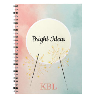 Personalized Bright Ideas Notebook