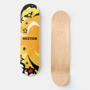 Personalized Bright Vivid Colors Pop Culture Vibe Skateboard