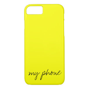 Personalized Bright Yellow iPhone 8/7 Case