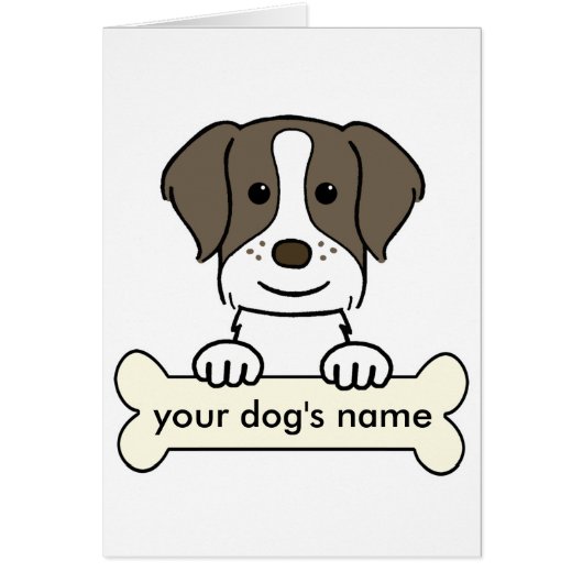 Personalized Brittany Spaniel Cards (Front)