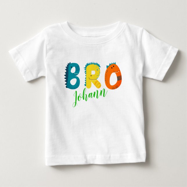 personalized BRO Baby T-shirt (Front)