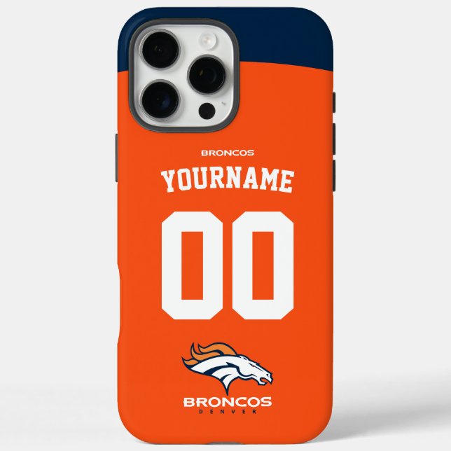 Personalized Broncos Jersey American Football Case-Mate iPhone Case (Back)
