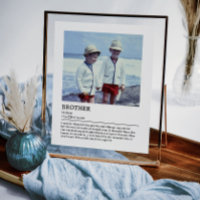 Personalized Brother Definition Quote Wall Art