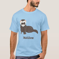 Personalized Brown Ferret Graphic