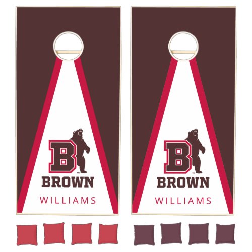 Personalized Brown University Cornhole Set